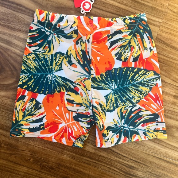 PatPat Boys Tropical Print Swim Trunks NWT size 6/7 - Picture 2 of 4
